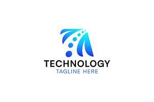 Technology Logo Digital Startup, a Branding & Logo Template by Signatoro