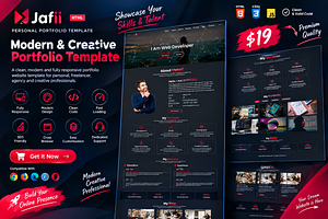 Dark Minimal Personal Branding HTML5, a HTML Template by Themeplaza