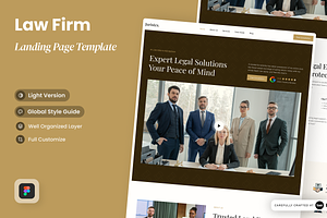 Juristex - Law Firm Landing Page, a Landing Page Template by SLAB! Design