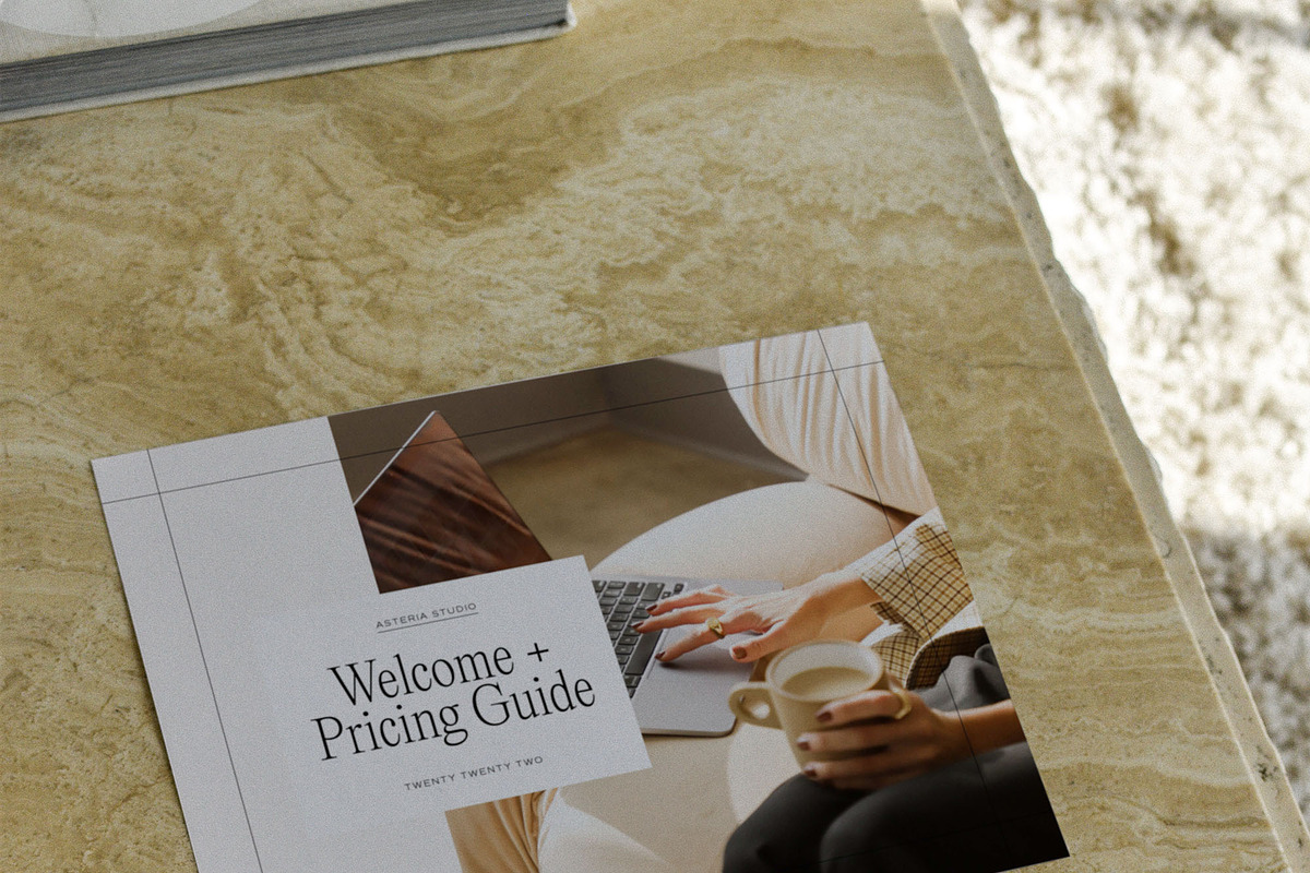Welcome & Pricing Guide Template, a Presentation Template by Madewest Supply Co. (Photo 5 of 5)