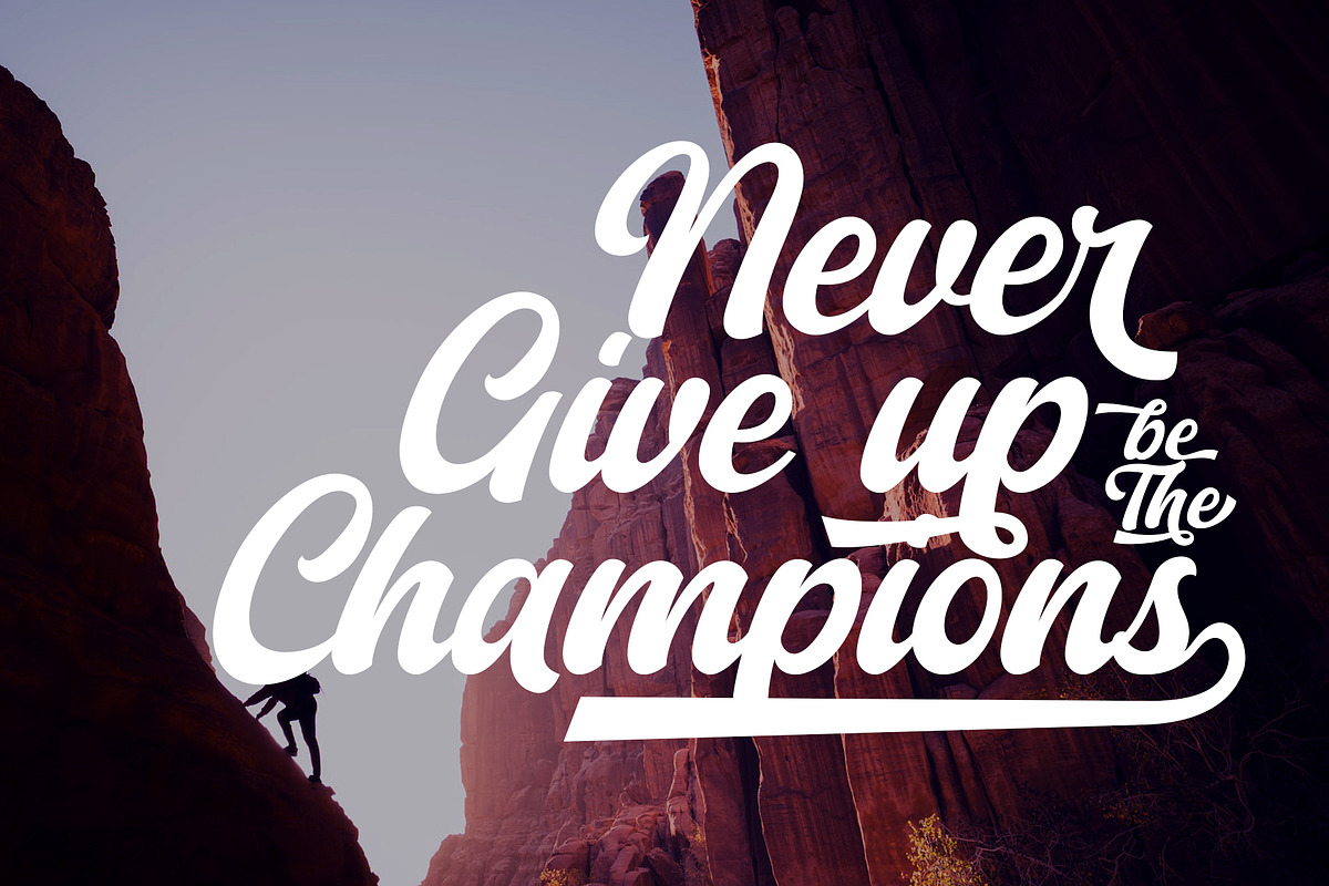 Chicago Downton - Bold Script Font, a Handwritten Font by Myn Type (Photo 2 of 10)
