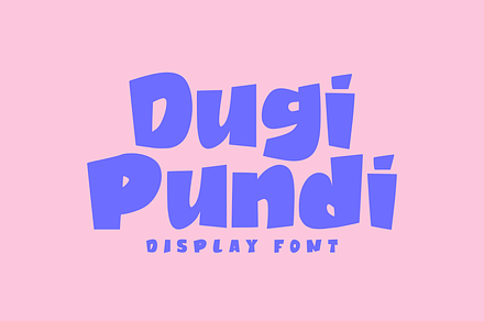 Dugi Pundi - Display Font, a Sans Serif Font by GFRcreative