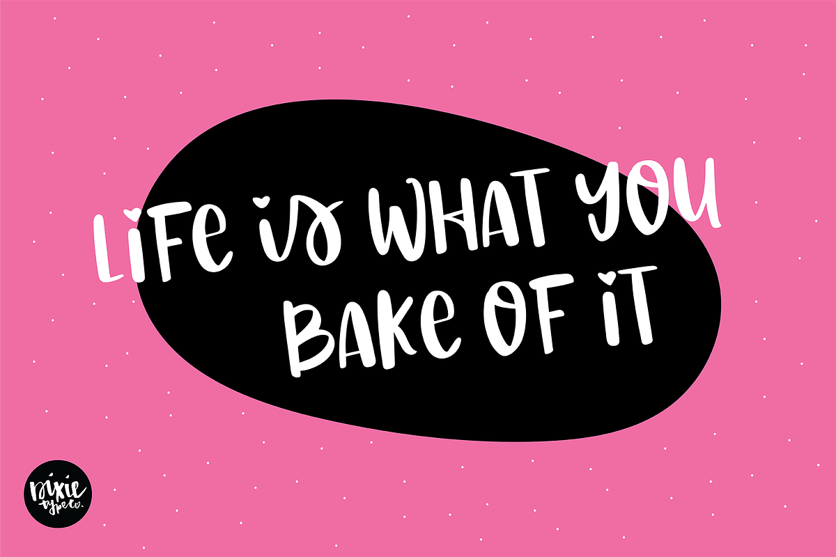 BERRY PASTRY Handwritten Script Font preview 5