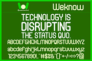 Status Quo font, a Sans Serif Font by weknow (Thumbnail 2 of 8)