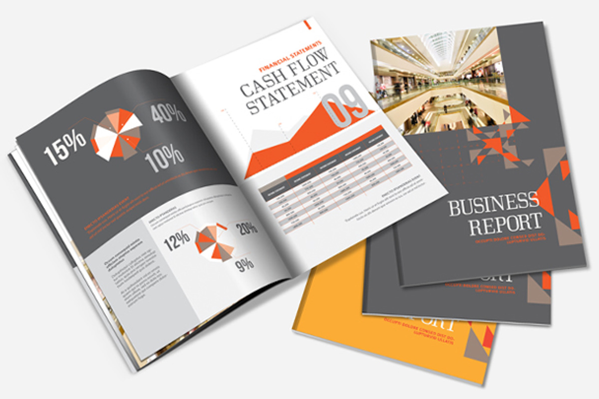 Annual Report / Brochure Template, a Brochure Template by Templatepickup (Photo 1 of 5)
