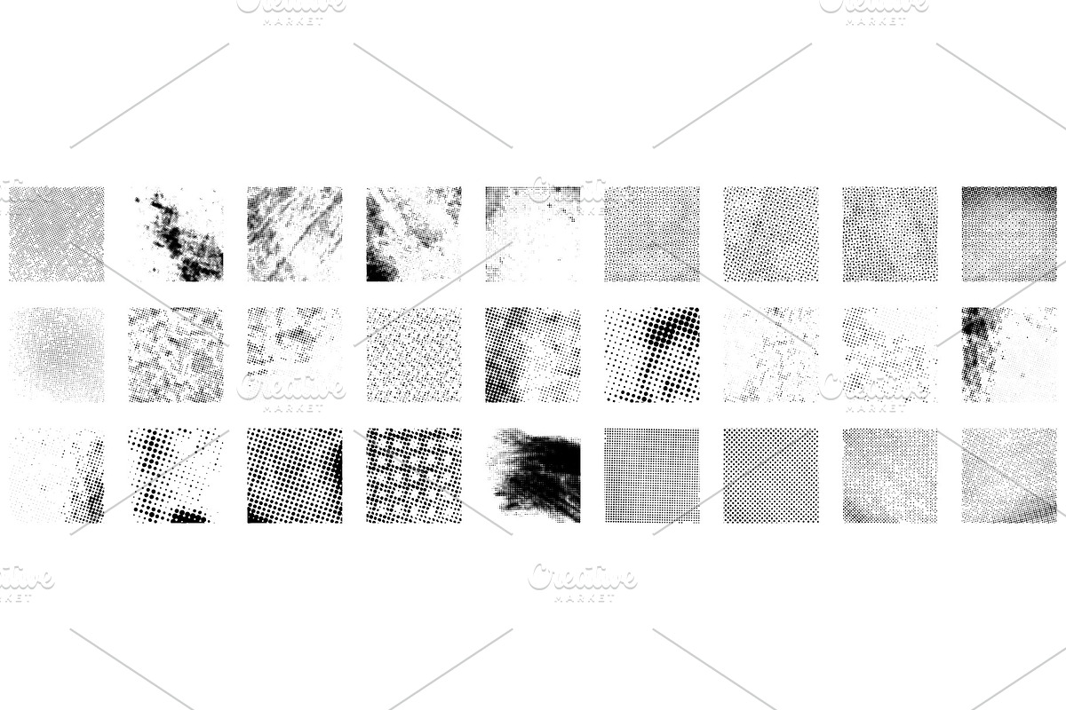 Big Halftone Set, a Texture Graphic by Benjaminlion