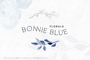 Bonnie Blue - Botanical Clipart