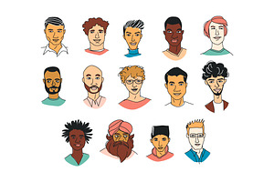 Young Adults' Diverse Faces Pattern