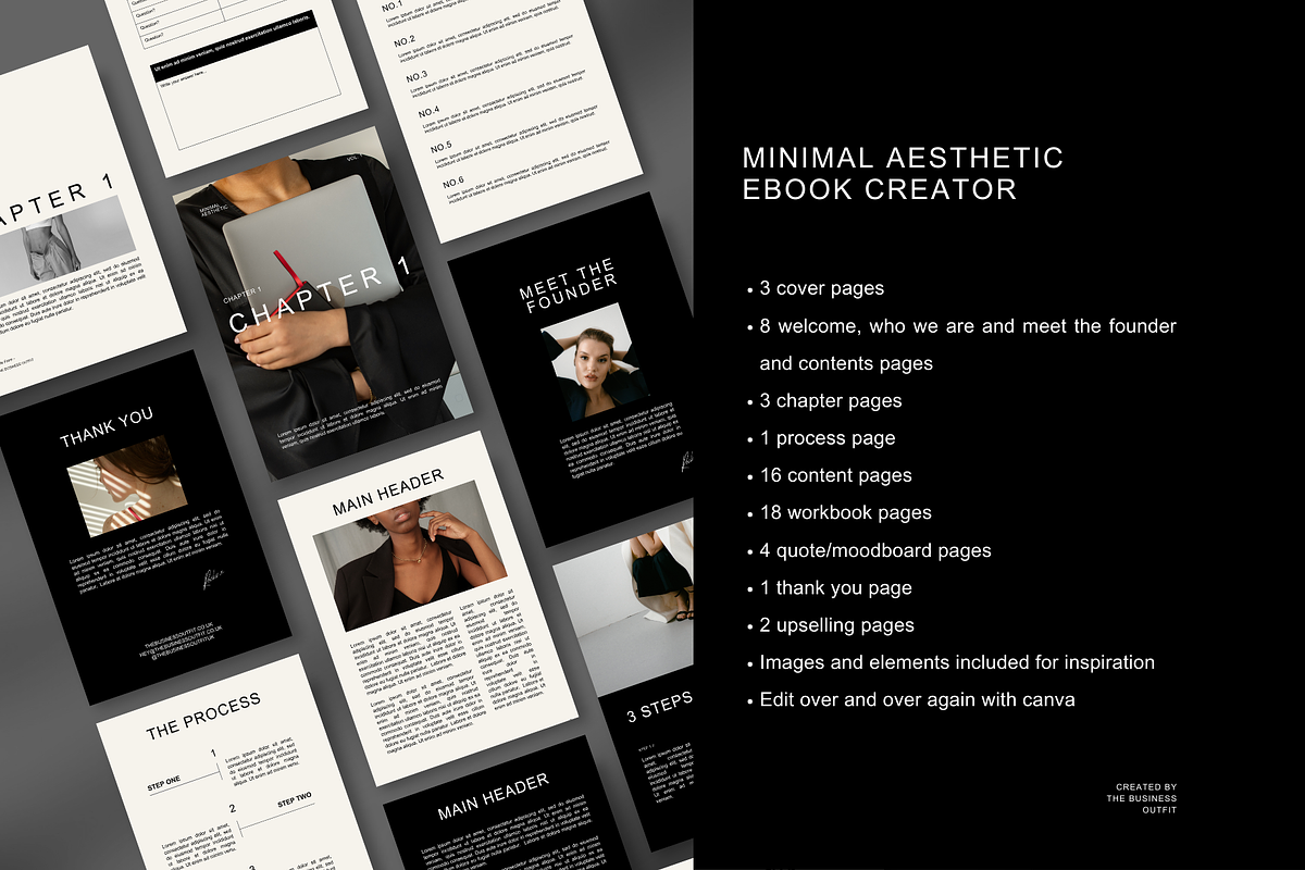 Minimalist Ebook & Workbook Canva, a Marketing Template by thebusinessoutfit (Photo 3 of 13)