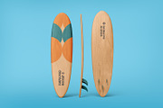 Wooden Surfboard Mockup, a Product Mockup by RamStudio2 (Thumbnail 11 of 16)