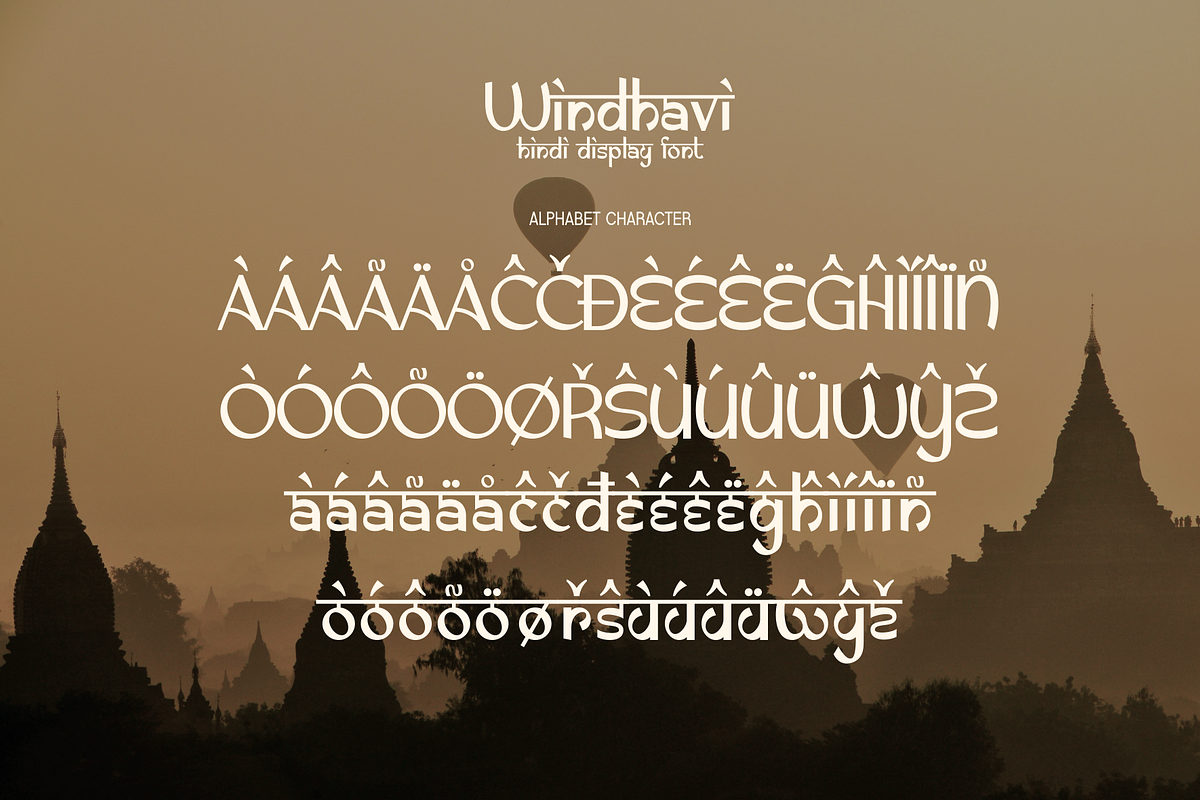 Windhavi - Hindi Display Font, a Script Font by MaikoHatta (Photo 5 of 8)