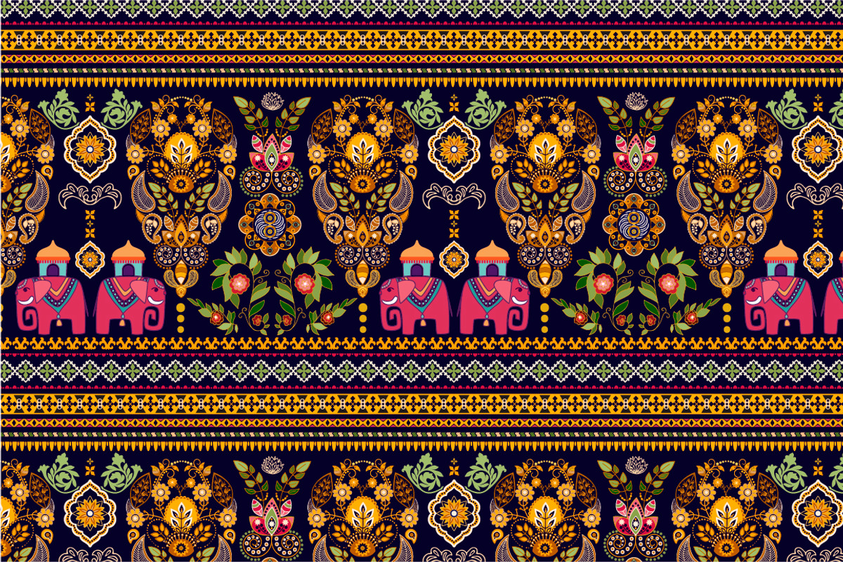 Indian Seamless Pattern, a Pattern Graphic by Sunny_Lion