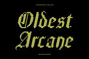 CS Aither Knitted, a Blackletter Font by Craft Supply Co. (Thumbnail 2 of 8)