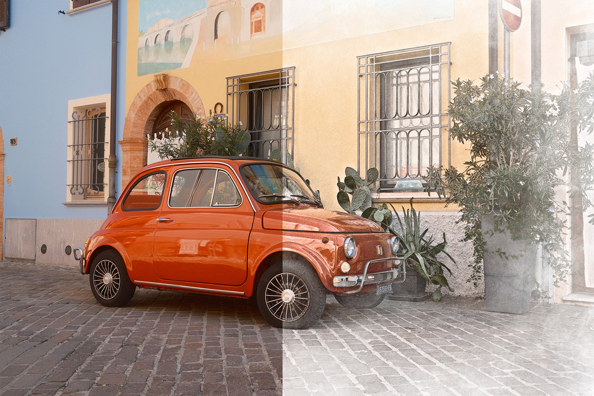 Artistic Watercolor Sketch Effect, a Layer Style Add-On by liptouse (Photo 2 of 11)