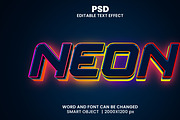 Neon light Editable Psd Text Effect, a Layer Style Add-On by bdrobin (Thumbnail 2 of 2)