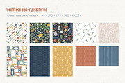 Bakery Seamless Patterns & Graphics, a Pattern Graphic by Fern & Quill (Thumbnail 2 of 11)