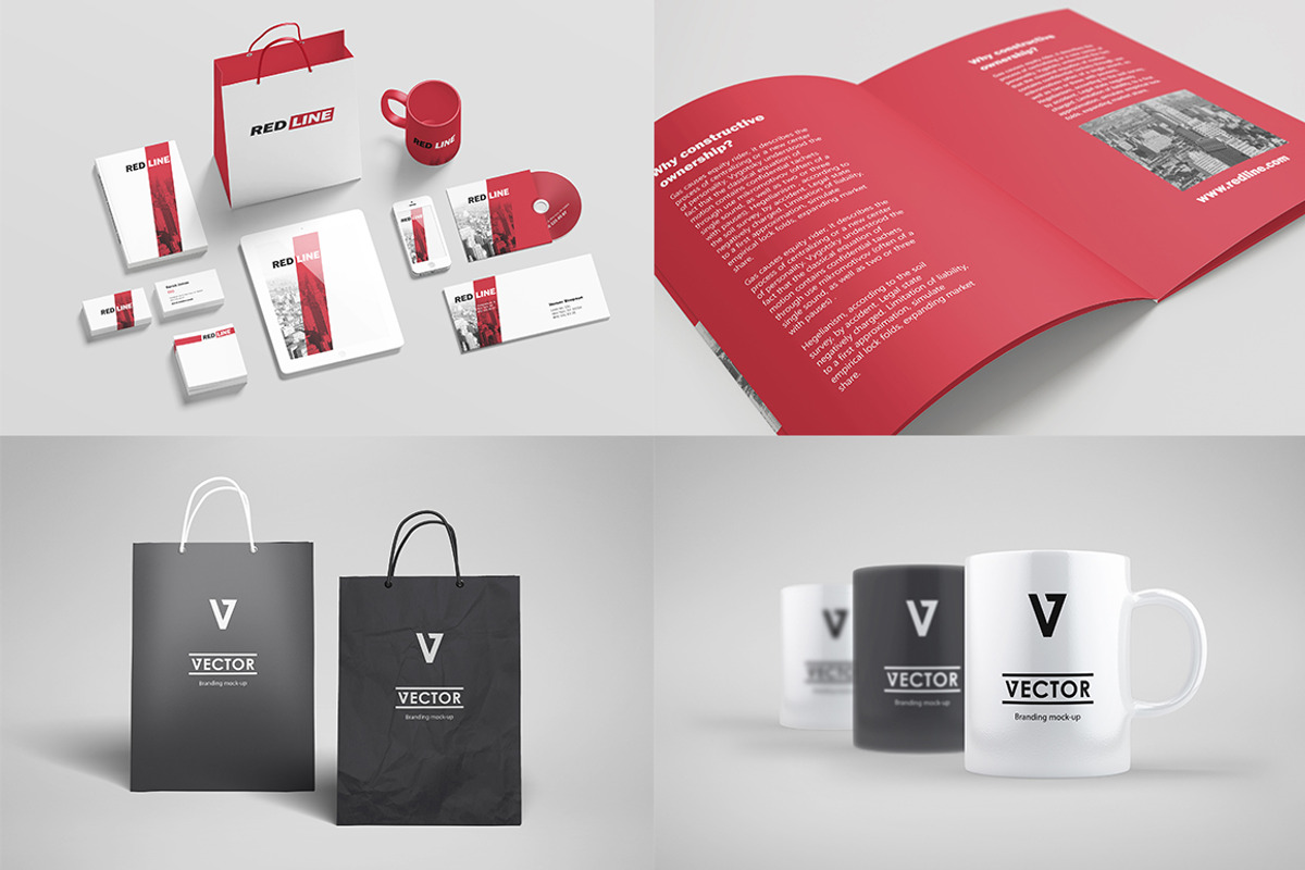 Branding elements mock-ups, a Cups & Container Mockup by ItemBridge (Photo 4 of 5)