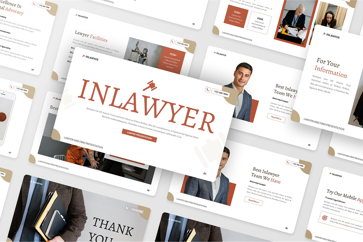 Lawyer & Law Firm Google Slide, a Presentation Template by Annora Studio (Photo 5 of 5)