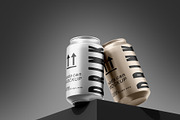 Soda Can Mockup Set 330ml, a Packaging Mockup by pixelmock (Thumbnail 2 of 11)
