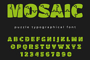 Puzzle alphabet. Jigsaw funny font, an Object Illustration by YummyBuum (Thumbnail 2 of 3)
