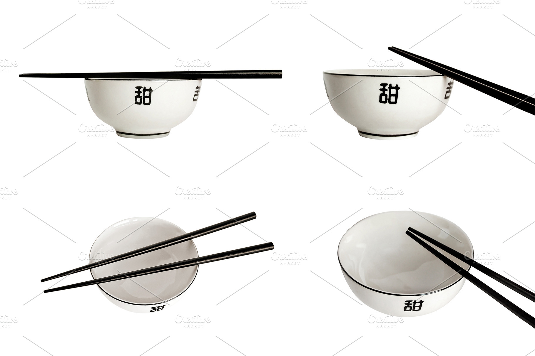 Empty bowl for asian food, a Photo by saiko3p