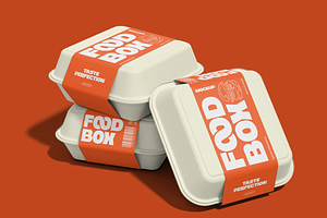 Gourmet Food Box Mockup PSD, a Packaging Mockup by graphicsauce