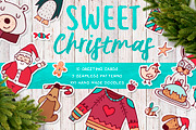Sweet Christmas: hand drawn set! OFF, a Background Graphic by Cienpies Design (Thumbnail 1 of 8)