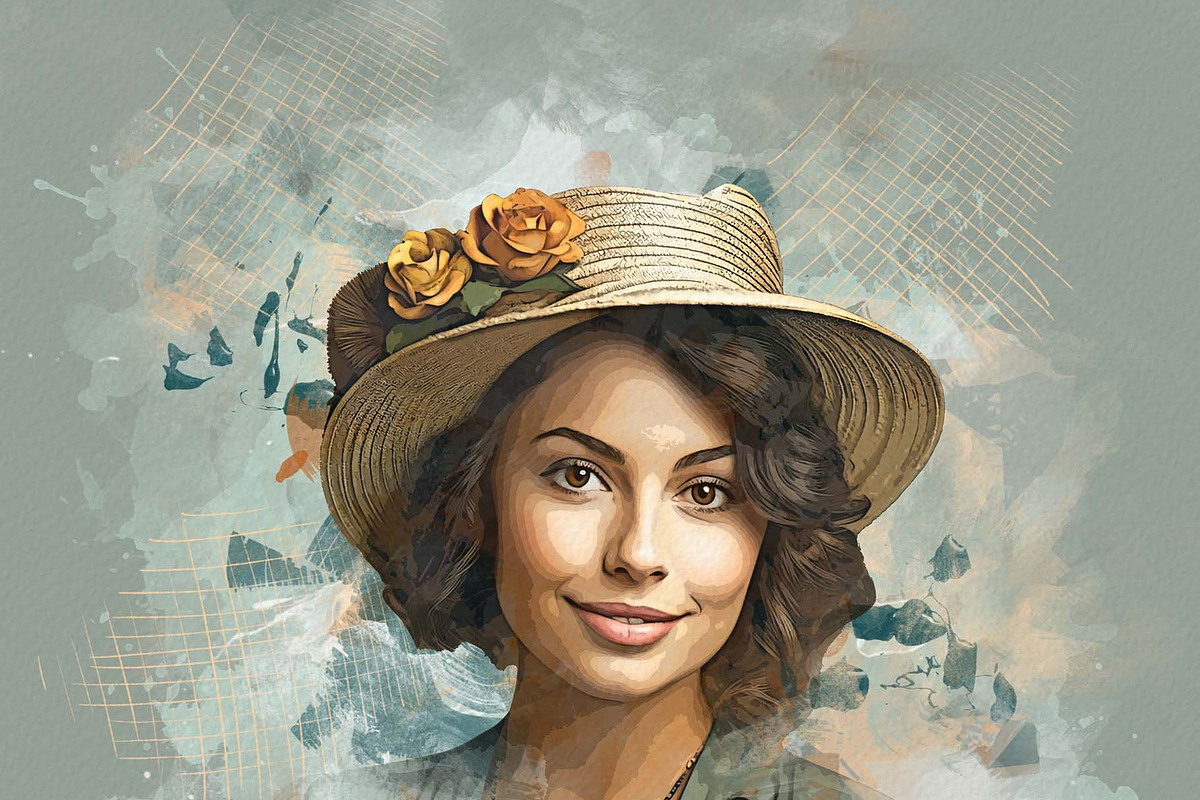 Watercolor Photo Effect Template, an Action Add-On by Photoshop Action (Photo 2 of 18)