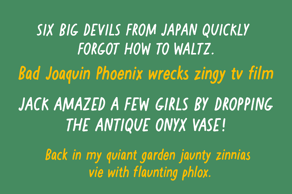 Post Box - Ballpoint Pen Sans, a Script Font by Great Scott! (Photo 11 of 11)