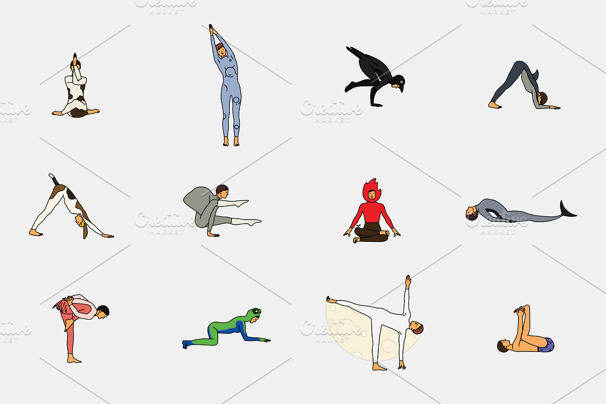 The Yoga Costume Party, an Illustration by pkahraman (Photo 3 of 5)