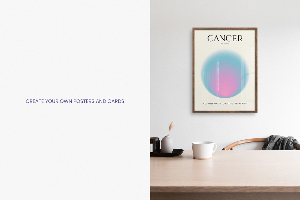 Round Aura Gradient Set an Object Graphic by May Motif