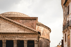 Eternal City Vista - The Pantheon, an Architecture Photo by Altkat