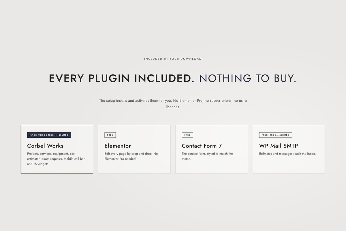 Corbel Architecture Elementor Theme, a WordPress Template by Tomasz Ganclerz (Photo 6 of 42)