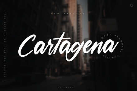 Cartagena | An Elegant Script Font, a Script Font by PrismLAB