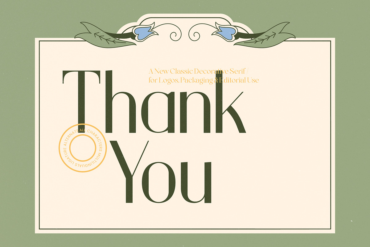 Magical Qardin Decorative Serif, a Serif Font by timelesstype.co (Photo 20 of 20)