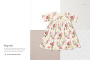 Short Sleeve Swing Dress Mockup Set, a Shirt Mockup by creatsy5 (Thumbnail 8 of 10)