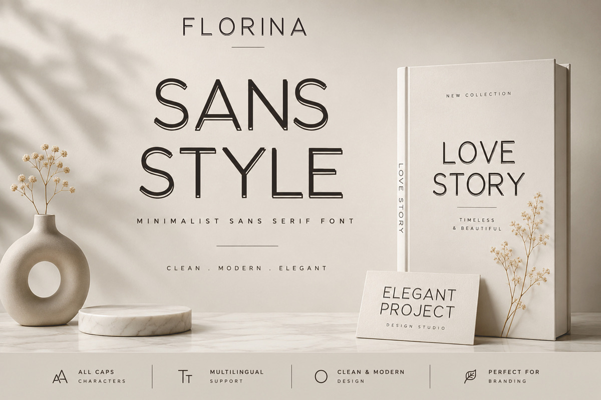 Florina Sans – Elegant Art Deco, a Sans Serif Font by Limited.studio (Photo 2 of 7)