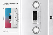 Cassette Mockup Bundle, a Product Mockup by FLYERWRK (Thumbnail 9 of 16)