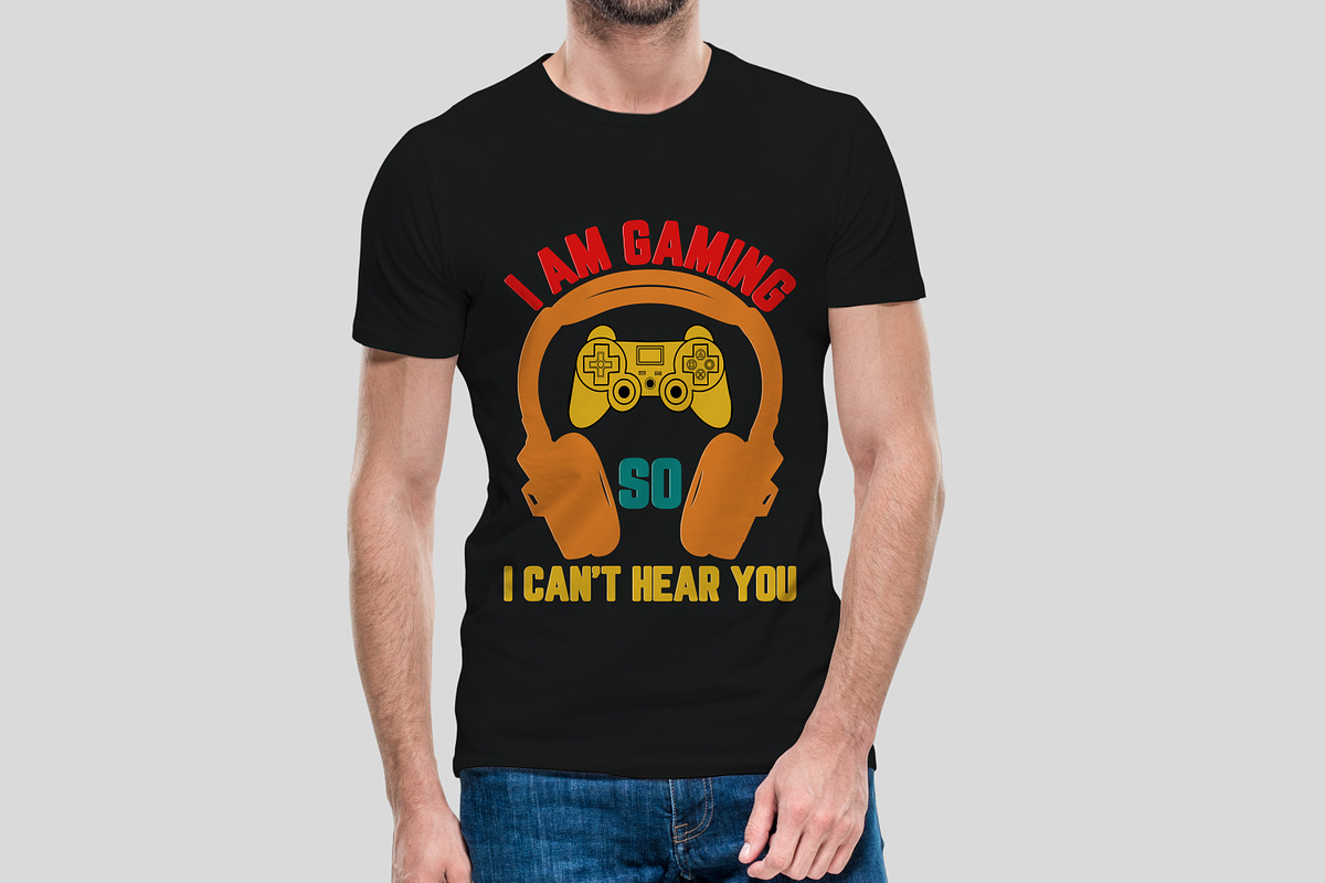 Gaming T-Shirt Design Bundle, an Illustration by Genius Graph (Photo 5 of 5)