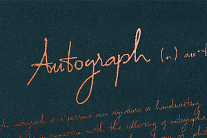 Autograph - Handwritten Font