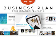 Business Plan Presentation Template, a Presentation Template by Digitcase x Wealthwells (Thumbnail 1 of 4)
