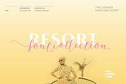 Resort, a Sans Serif Font by Los Andes Type (Thumbnail 1 of 14)