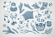 Christmas Snowmen ClipArt Collection, an Object Graphic by Jeanna Draw (Thumbnail 3 of 14)