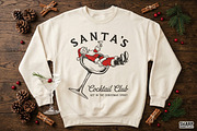 Santa's Cocktail Club Get In The, an Object Graphic by SharpMarketplace (Thumbnail 3 of 4)