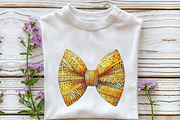 Watercolr Tie Bow Design Bundle, a Seasonal Illustration by Rose Art (Thumbnail 4 of 7)