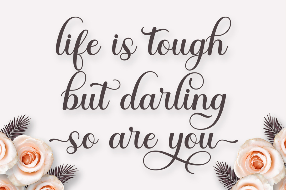 Ernestone Script, a Script Font by Strong.co (Photo 12 of 14)