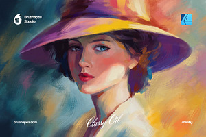 Affinity Classy Oil Brushes, a Brush Add-On by brushapes.com