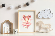 Fairy Garden Watercolor Clipart, an Illustration by CreationArt (Thumbnail 7 of 7)