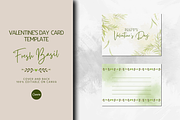 VALENTINE'S DAY CARD CANVA TEMPLATE, a Card Template by The Little Lily Studio (Thumbnail 1 of 5)