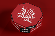 Pizza Box Packaging Mockup, a Packaging Mockup by Transly Graphics (Thumbnail 3 of 3)
